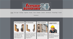 Desktop Screenshot of fensterzentrum24.de